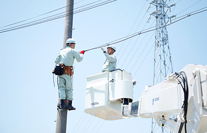 大協電通の外線工事